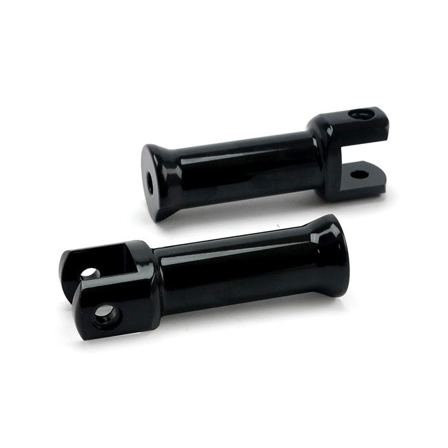 MCS M8 Softail Passenger Footpeg Mounts, Black – 2018–2024 Softail
