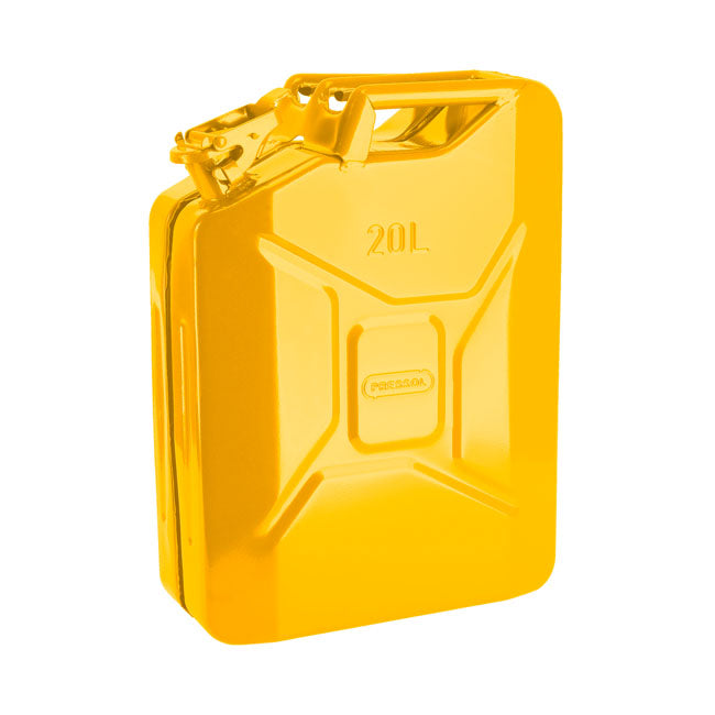 Pressol Metal Jerrycan. Yellow, 20 Liter