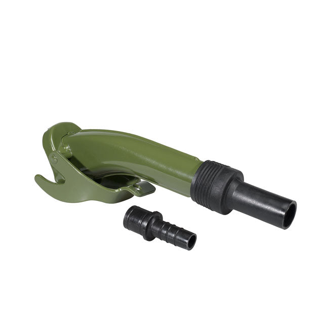 discharge spout for metal jerrycans, rigid