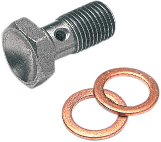Goodridge Banjo Bolt 600 Series Natural Sniper II Single Stainless Steel - 775-03C