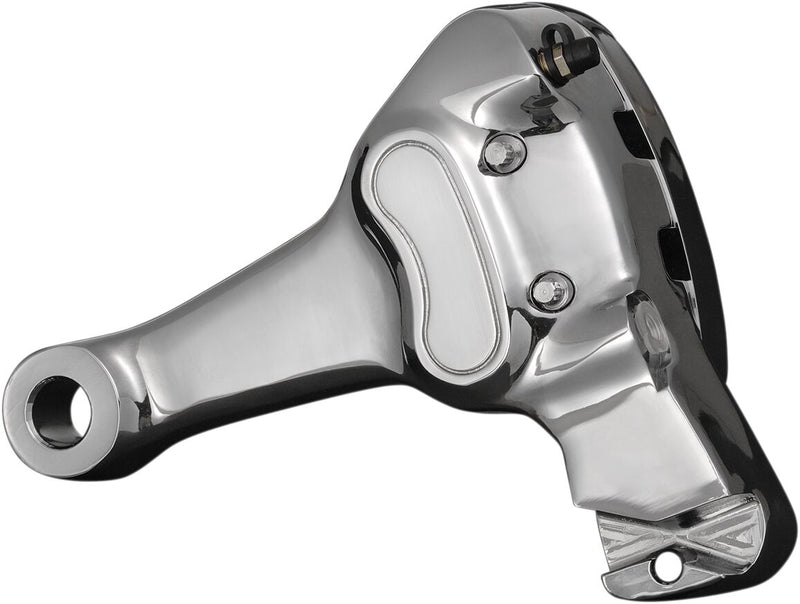 Drag Specialties Chrome 4-Piston Brake Caliper Fits Harley-Davidson Softail Models 1987-1999 #46468