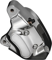 Drag Specialties Chrome 4-Piston Brake Caliper Fits Harley-Davidson Dyna, Softail, Sportster Models 1984-1999 #46467