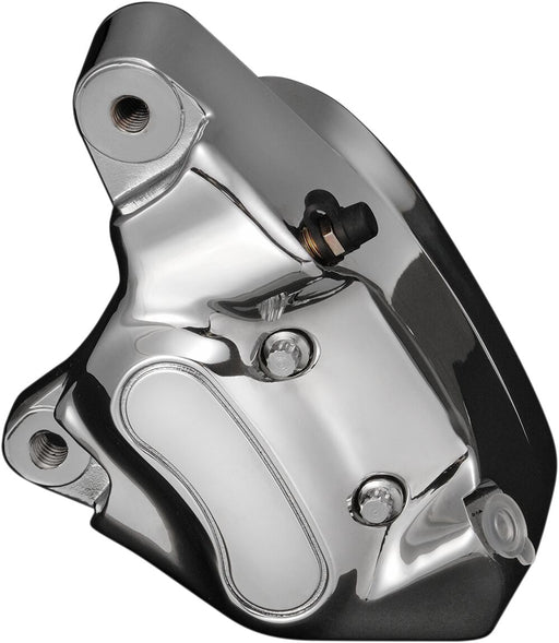 Drag Specialties Chrome 4-Piston Brake Caliper Fits Harley-Davidson Dyna, Softail, Sportster Models 1984-1999