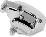 Drag Specialties Chrome 4-Piston Brake Caliper Fits Harley-Davidson Dyna, Softail, Sportster Models 1984-1999 #46467