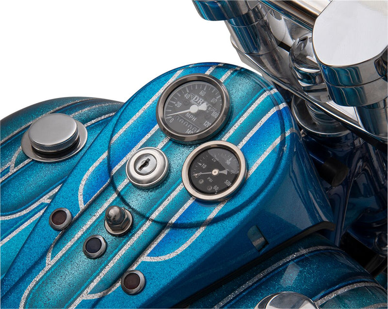 Drag Specialties 1-7/8" 140 MPH Mini Mechanical Speedometer