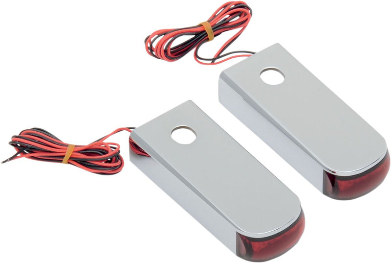 Alloy Art Fender Strut LED Marker Lights for 1984-2017 Harley-Davidson Softail Motorcycles