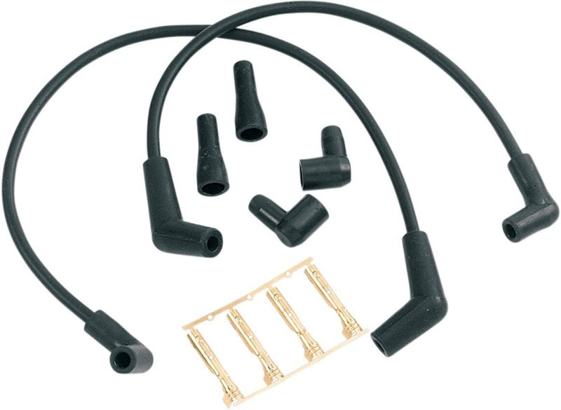 Daytona Twin Tec LLC Universal Spark Plug Wire Kit for 1986-2013 Harley-Davidson Black