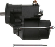 Drag Specialties 1.4 Kilowatt Black Starter Motor for Various Various Harley-Davidson Motorcycles (See Fitment List)