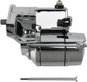 Drag Specialties 1.4 Kilowatt Chrome Starter Motor for Various Various Harley-Davidson Motorcycles (See Fitment List) #80-1002