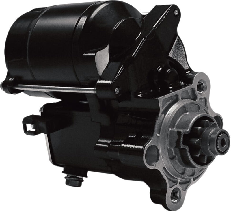 Drag Specialties 1.4 Kilowatt Black Starter Motor for Various Buell and Various Harley-Davidson Motorcycles (See Fitment List)