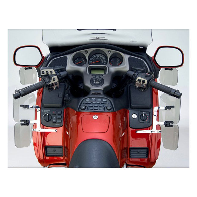 National Cycle Fairing Mount Wing Deflectors Medium Tinted – Honda: 2012–2017 Gl1800 Gold Wing