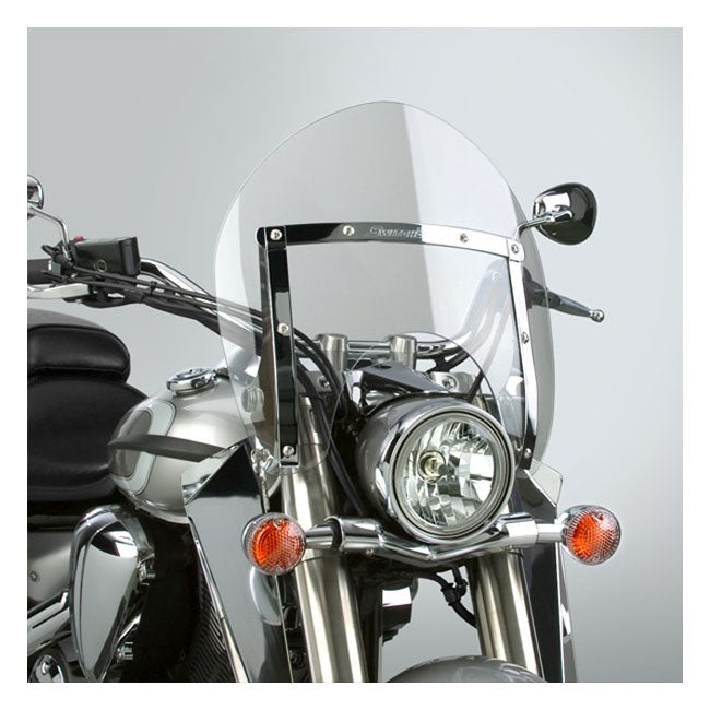 National Cycle Switchblade® Quick Release Windshield Shorty® Clear – Kawasaki: 2007–2022 Vn900c Vulcan Custom