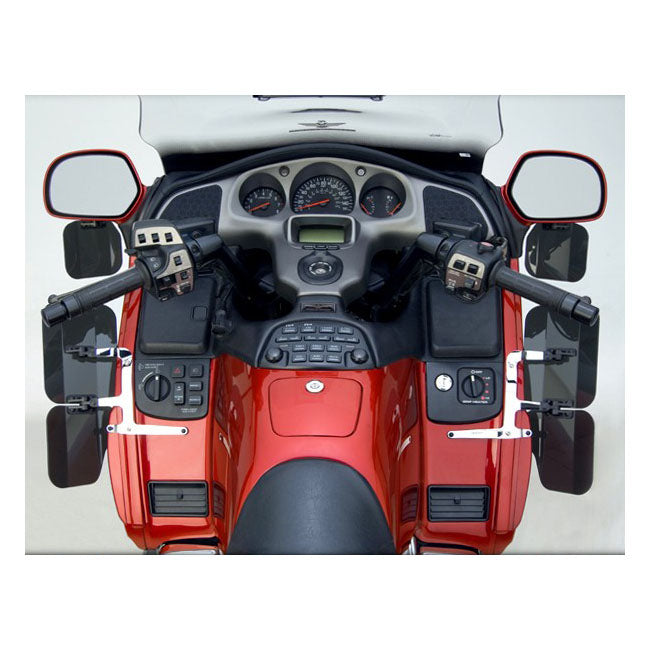 National Cycle Fairing Mount Wing Deflectors Dark Tinted – Honda: 2012–2017 Gl1800 Gold Wing