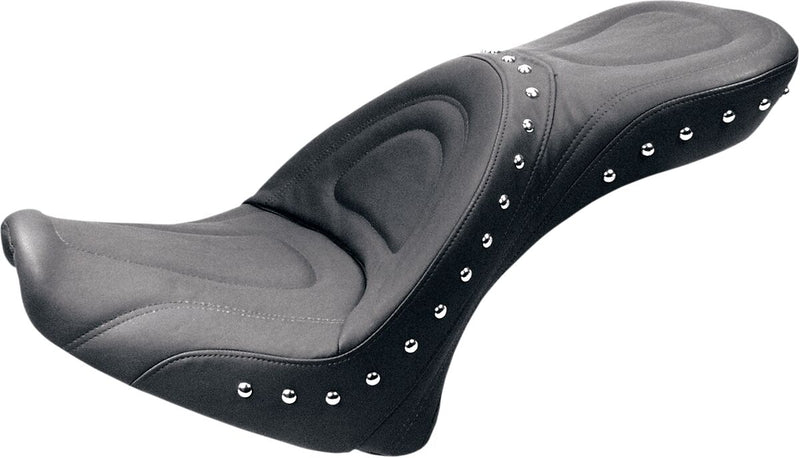 Saddlemen Explorer Special Seat for 2000-2007 Harley-Davidson Black Chrome 2-Up Seat Saddlehyde™ - 8100J