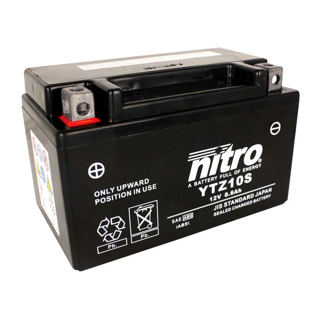 Nitro Sealed YTZ10S AGM Battery – BMW: 2006–2009 G 650 Xcountry; 2007–2009…