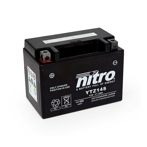 Nitro Sealed YTZ14S AGM Battery – Honda: 2004–2005 NT 650V Deauville…