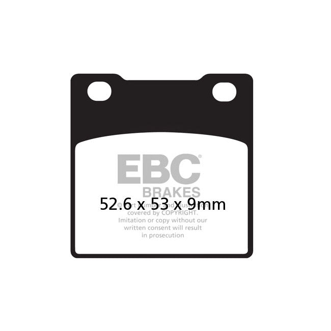 EBC Organic Brake Pads – Front: Suzuki: 83 GSX 400 FW/FWS/FWS-2…
