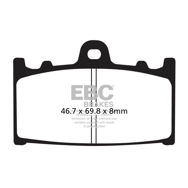 EBC Double-H Sintered Brake Pads – Front: Kawasaki: 1990–1996 GPZ 900 R A7…