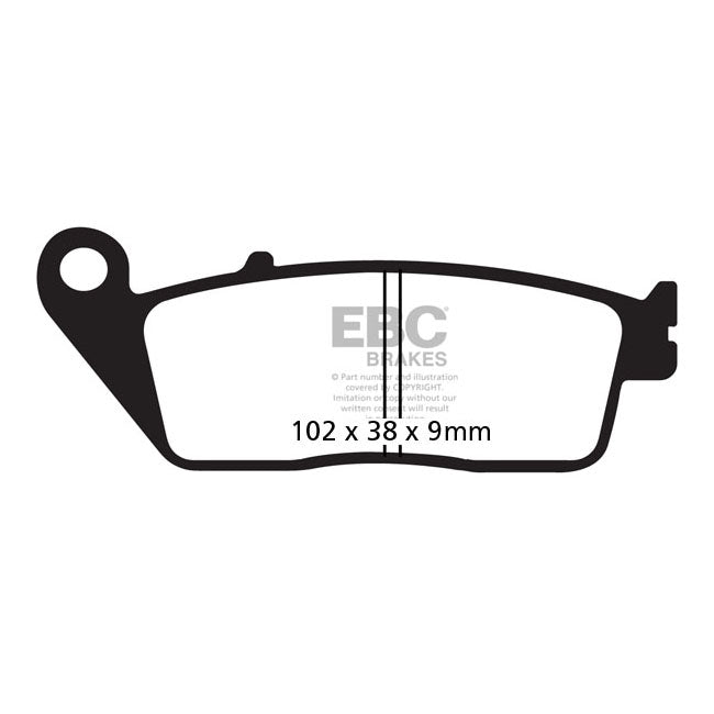EBC Double-H Sintered Brake Pads – Front: Honda: 2007–2013 CB 600 F…