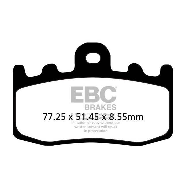 EBC Double-H Sintered Brake Pads – Front: BMW : 2007–2010 HP2 Megamoto…