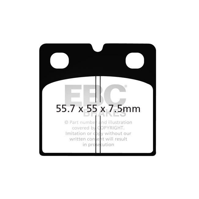 EBC Organic Brake Pads – Front: Ducati: 1975–1976 750 SS (4 Bolt…