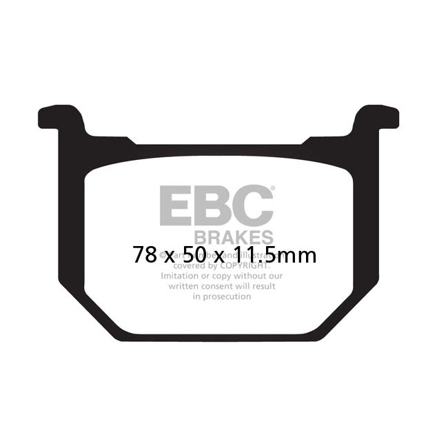 EBC Organic Brake Pads – Front: Suzuki: 80 GN 400 TT; 1981–1982…