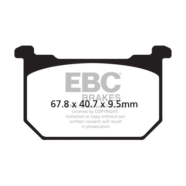 EBC Organic Brake Pads – Front: Kawasaki: 82 GPZ 1100 B1; 1983…