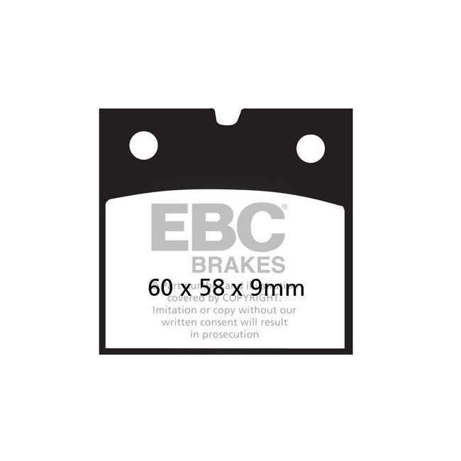 EBC V-pad Semi Sintered Brake Pads – Front: BMW : 1986–1994 R100 GS…