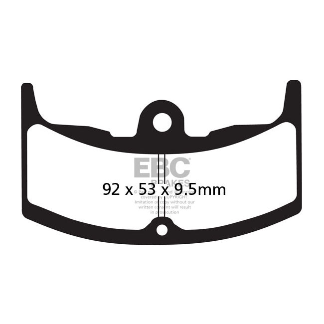 EBC Organic Brake Pads – Front: Honda: 1983–1985 VF 400 FD…