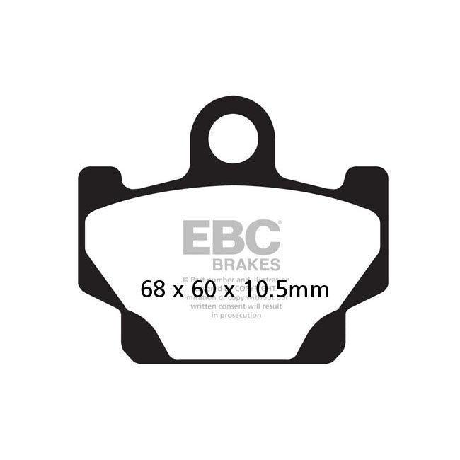 EBC Organic Brake Pads – Front: Yamaha: 83 XJ 650 LK Seca; 1982…