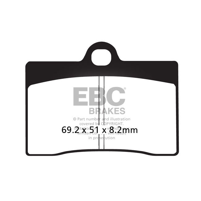 EBC V-pad Semi Sintered Brake Pads – Front: Moto Guzzi: 1997–2000 California…