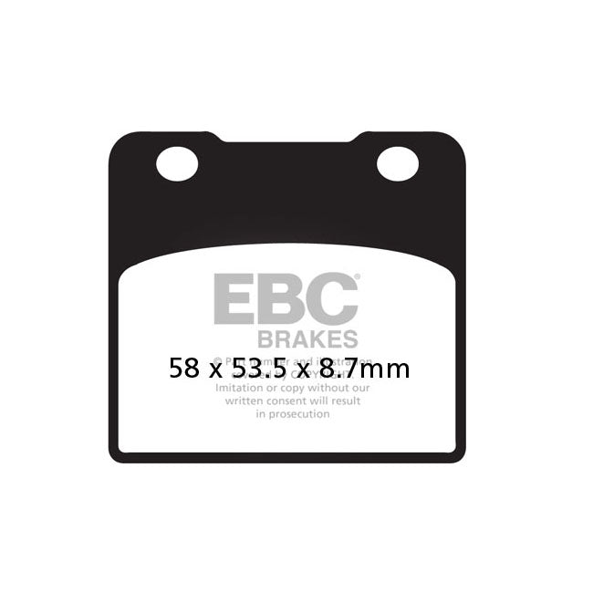 EBC V-pad Semi Sintered Brake Pads – Front: Suzuki: 86 GV 1400 Cavalcade (Up…