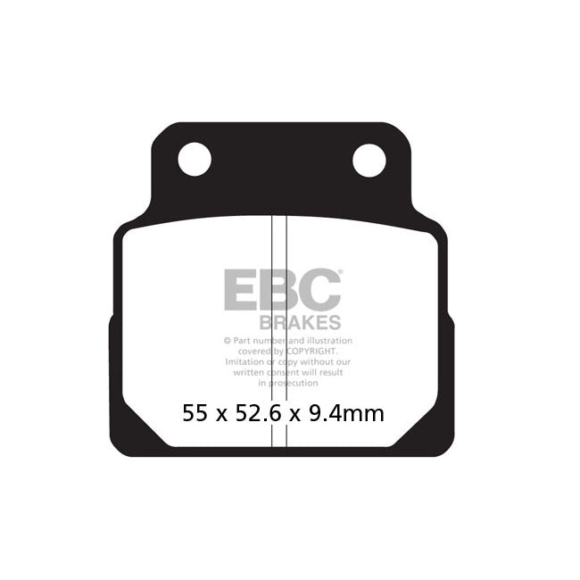 EBC Organic Brake Pads – Front: Honda: 1989–1992 CB 450 DX-K…