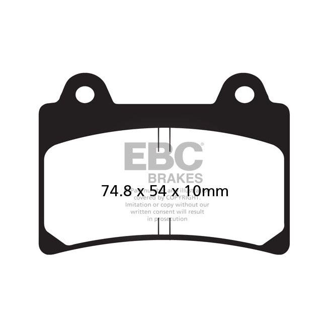 EBC Organic Brake Pads – Front: Yamaha: 1988–1995 FJ 1200 3CV/3XW…