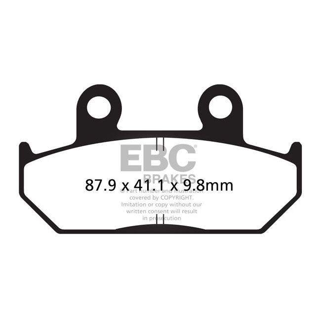 EBC V-pad Semi Sintered Brake Pads – Front: Honda: 90 GL 1500 Goldwing…