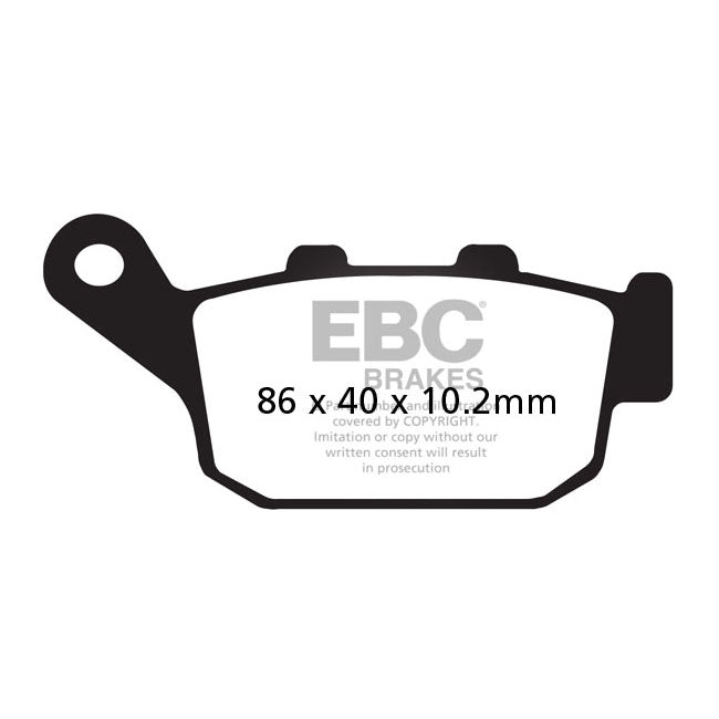 EBC V-pad Semi Sintered Brake Pads – Rear: Honda: 2014–2021 CTX 700 DE-DCT…