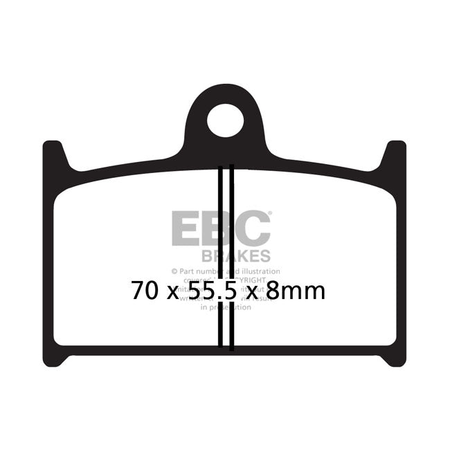 EBC Organic Brake Pads – Front: Suzuki: 1996–2000 GSF 1200 Bandit…