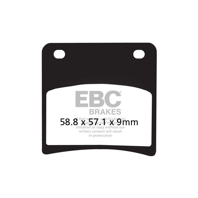 EBC Double-H Sintered Brake Pads – Front: Suzuki: 1988–1994 GSX 1100 F…