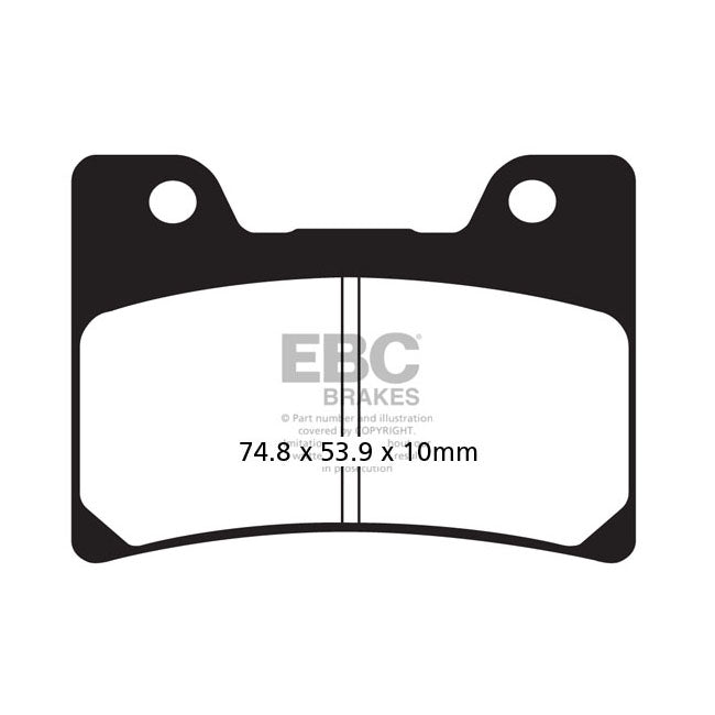 EBC Double-H Sintered Brake Pads – Front: Yamaha: 1991–1995 FJ 1200 A (ABS…