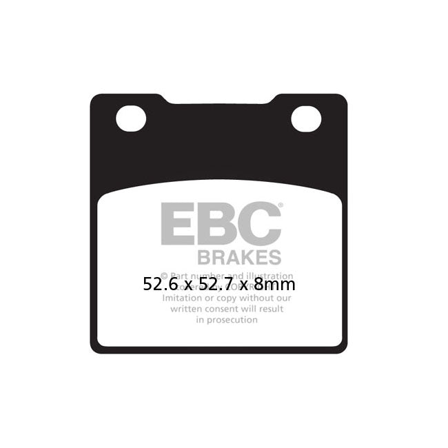 EBC Organic Brake Pads – Rear: Kawasaki: 1997–2000 ZRX 1100 ZR…