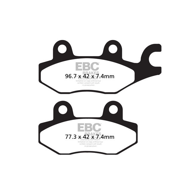 EBC Carbon X / TT Series Brake Pads – Front: Suzuki: 2006–2012 LT-R 450…