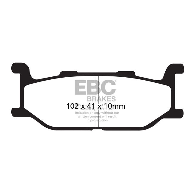 EBC Organic Brake Pads – Front: Yamaha: 2017–2021 SCR 950 SCR 950…