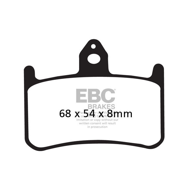 EBC Organic Brake Pads – Front: Honda: 1993–1997 CB 1000 F…
