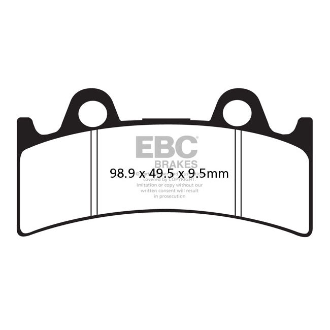 EBC Organic Brake Pads – Front: Triumph: 1994–1997 Daytona Super…