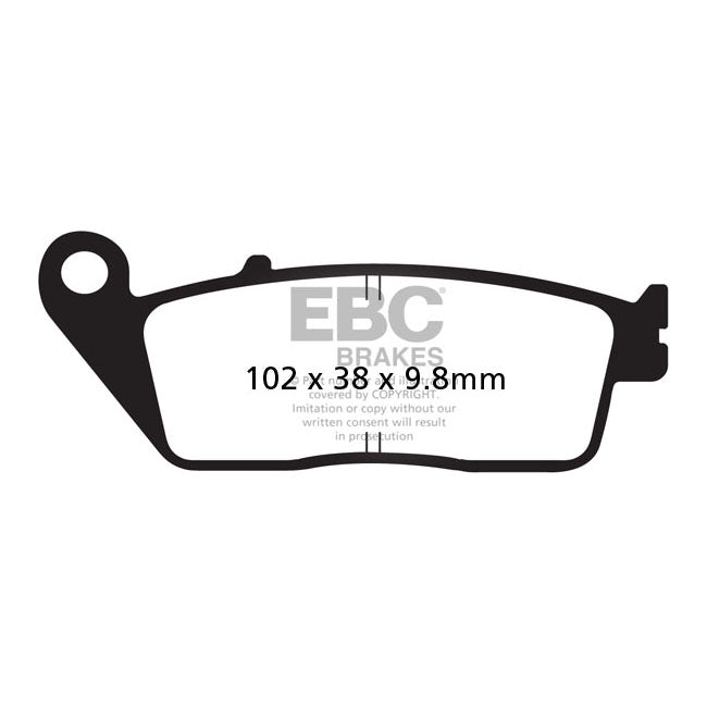 EBC Organic Brake Pads – Front: Honda: 2001–2005 CB 400 SS…