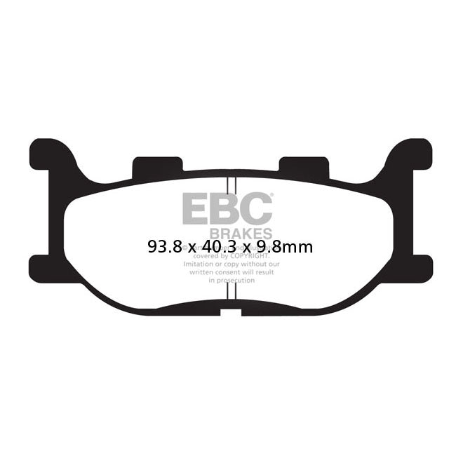 EBC Double-H Sintered Brake Pads – Front: Yamaha: 2006–2007 FZ6 Fazer…