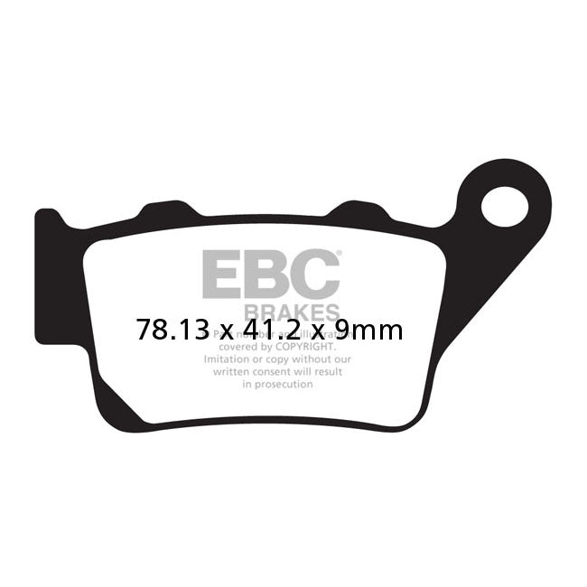 EBC Carbon X / TT Series Brake Pads – Rear: Aprilia: 2001–2004 Pegaso 650 Ie…