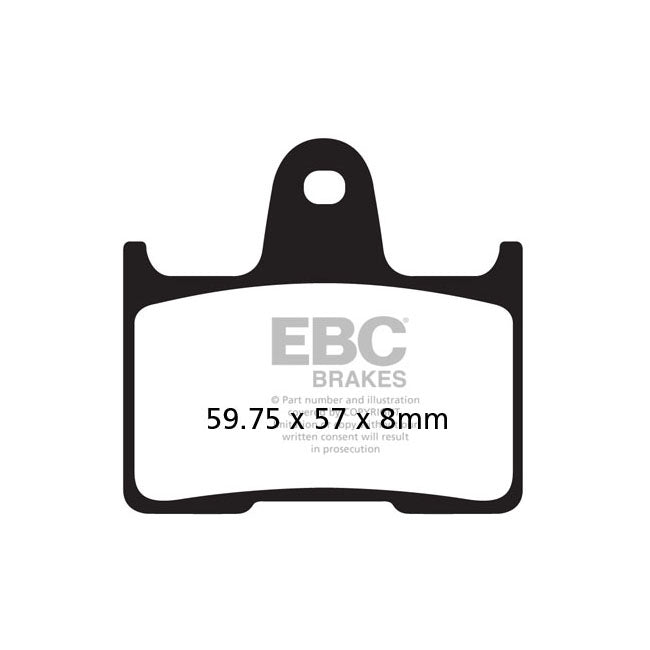 EBC Double H Sintered Brake Pad Set – Rear: 2014–2022 XL Sportster; Rear: BMW…