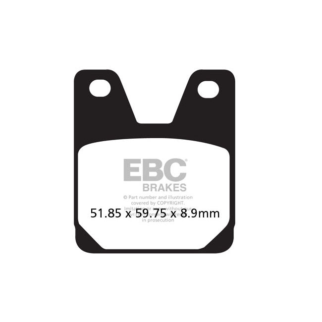 EBC Organic Brake Pads – Rear: Yamaha: 00 XJR 1300; 1998–2001…