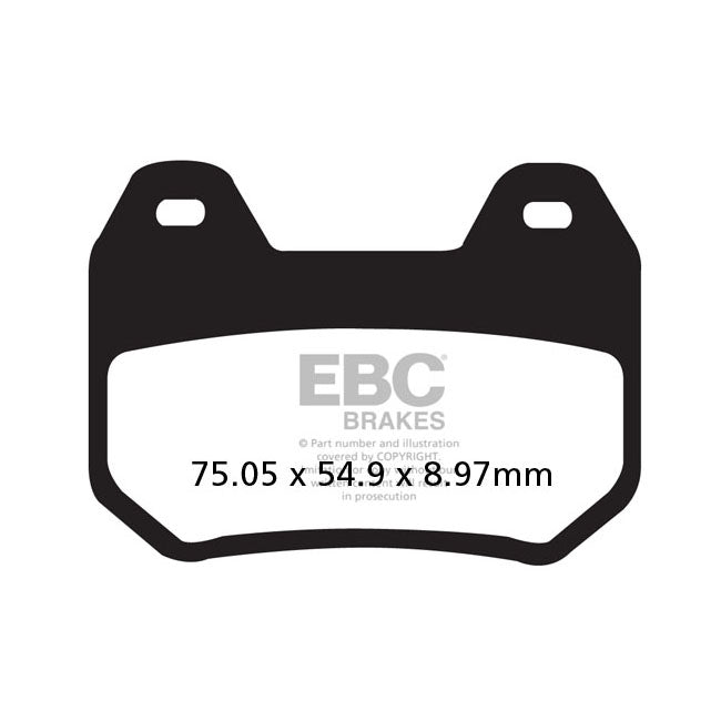 EBC Double-H Sintered Brake Pads – Rear: BMW : 1998–2000 K1200 LT 1997-Oct.…